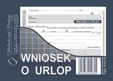 D. Wniosek o urlop A6 515-5 M&P