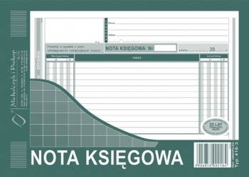D. Nota księgowa A5 416-3 