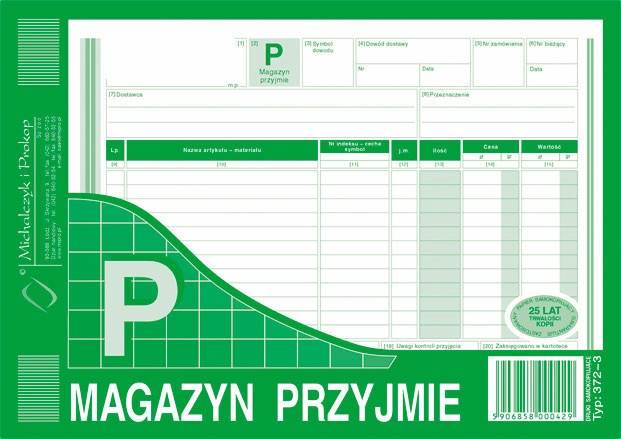 D. Magazyn Przyjmie 372-3 A5 Michalczyk