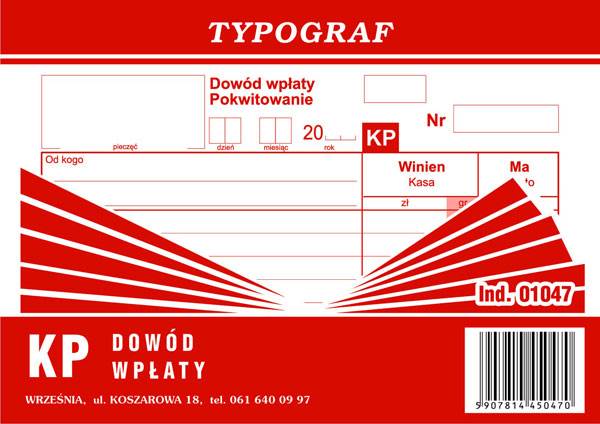 D. KP A6 Typograf samokopia