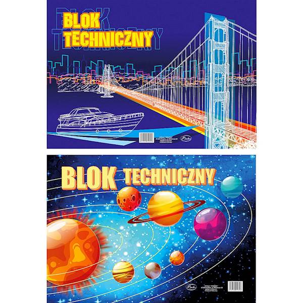 Blok techniczny A3 biały