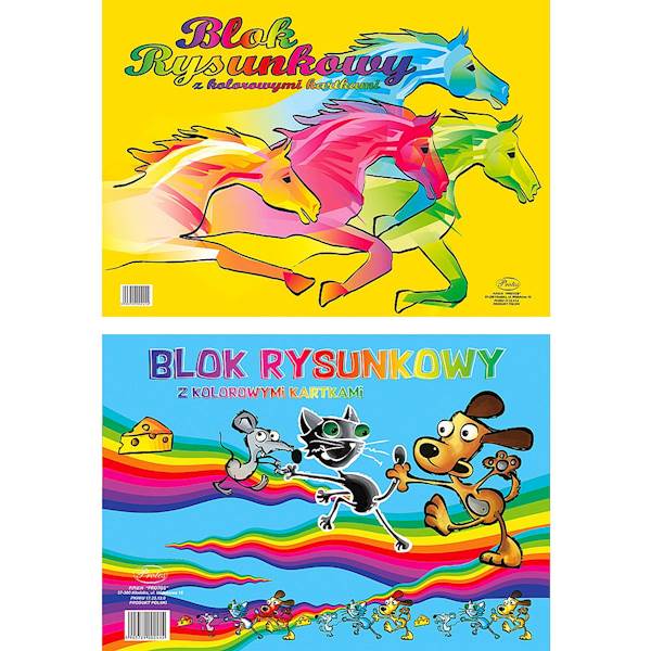 Blok rysunkowy A3 kolor