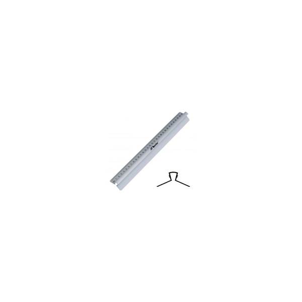 Linijka aluminiowa z uchwytem 20cm