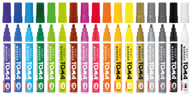 Marker Toma olejowy 2.5mm jasny niebieski 440