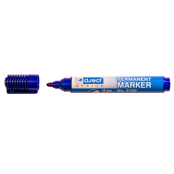 Marker permanentny D.rect 2160 okr. niebieski
