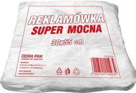 Reklamówka jednorazowa 30x55 Super mocne
