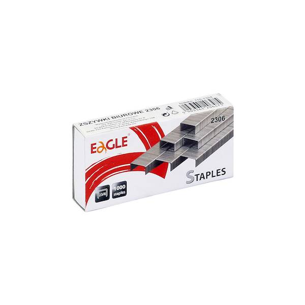 Zszywki 23/6 1000szt Eagle