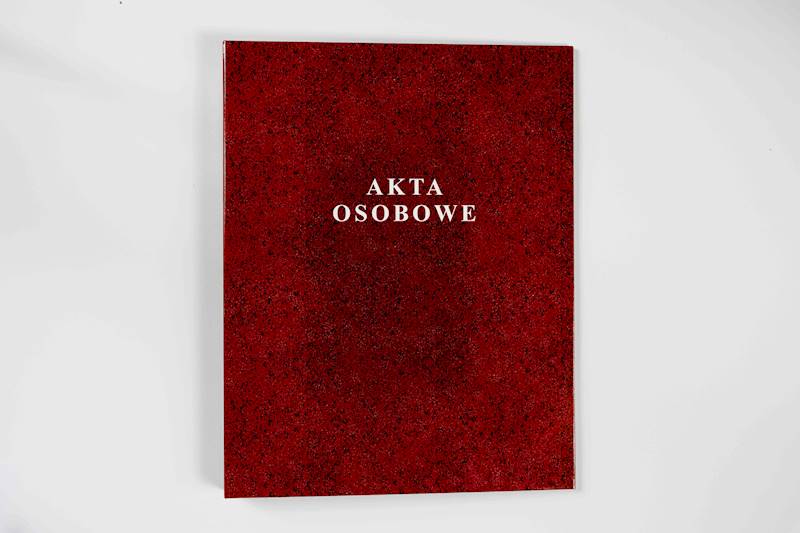 Teczka do akt osobowych konfex T04 czerwona