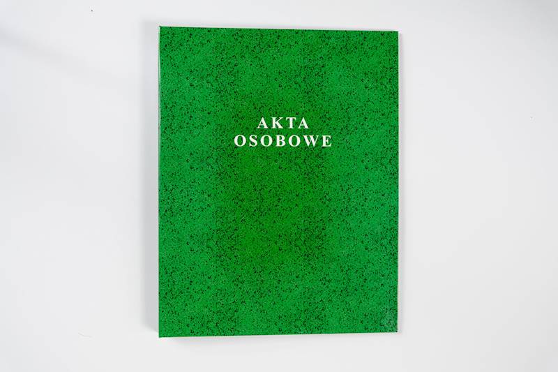 Teczka do akt osobowych konfex T04 zielona