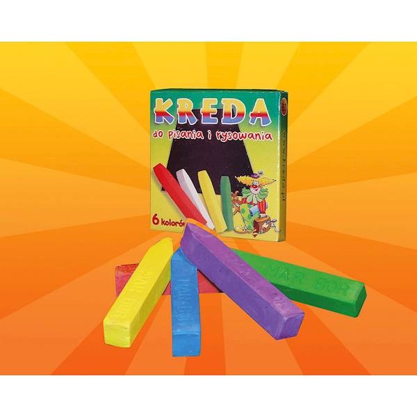 Kreda kolor komplet 6szt