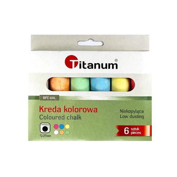 Kreda chodnikowa 6 kol.