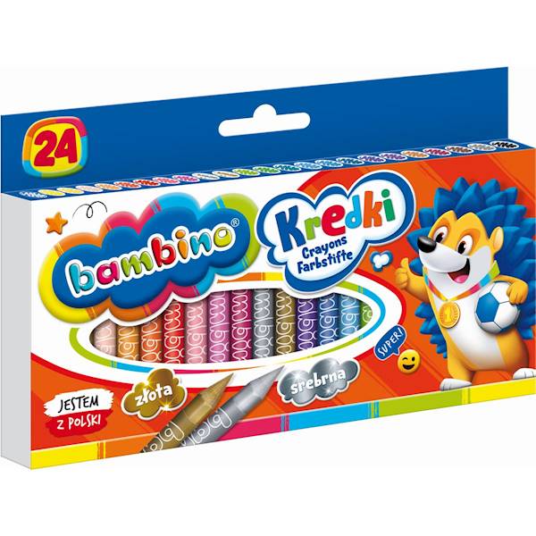 Kredki świecowe Bambino 24 kol