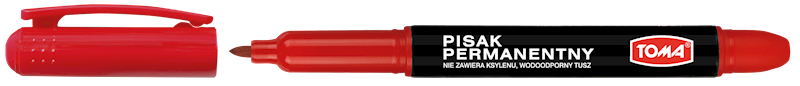 Marker Toma permanentny TO-324 czerwony