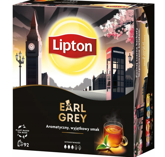 Herbata Lipton Earl Grey Exp 92szt.