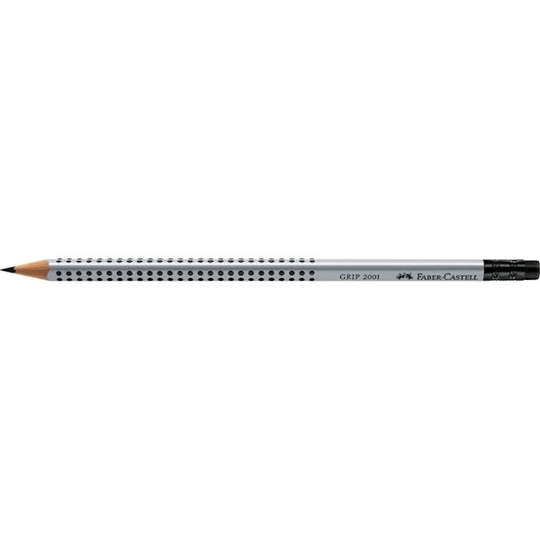 Ołówek Faber Castell 2B z gumką