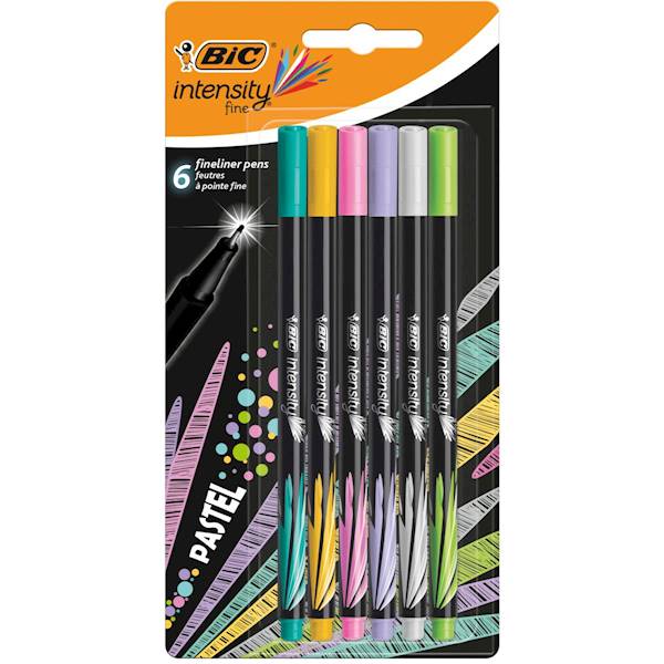 Zestaw cienkopisów BIC PASTEL 6KOL.