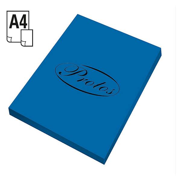 Papier ksero Protos A4/100ark niebieski 80g