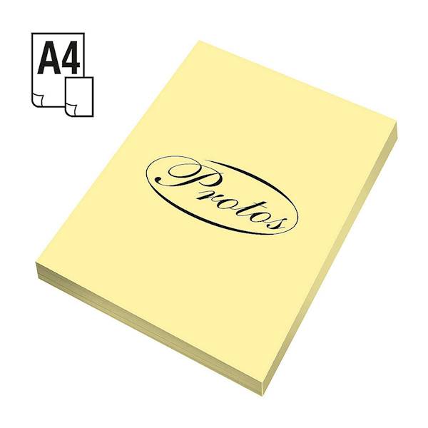 Papier ksero Protos A4/100 ark żółty 80g
