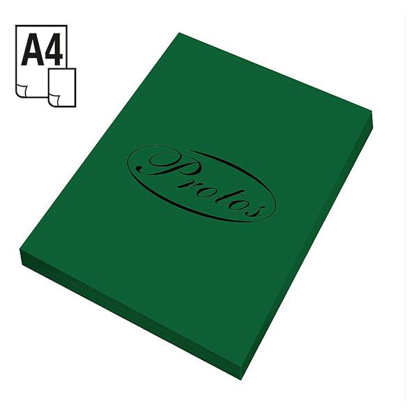 Papier ksero Protos A4/100ark zielony ciemny 80g