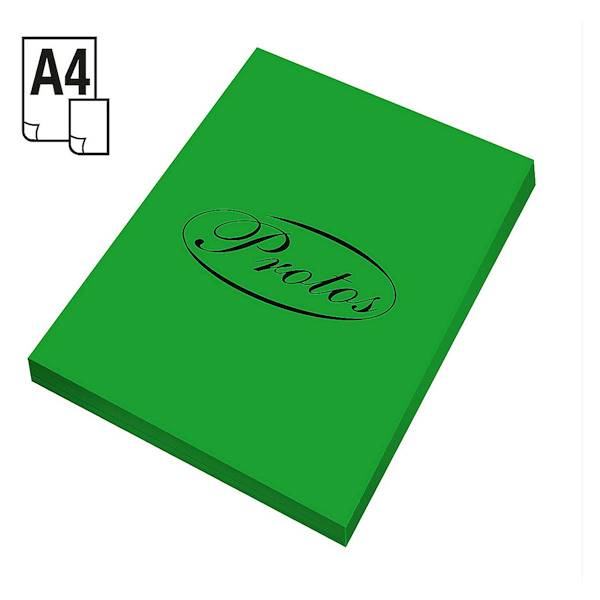 Papier ksero Protos A4/100ark zielony 80g