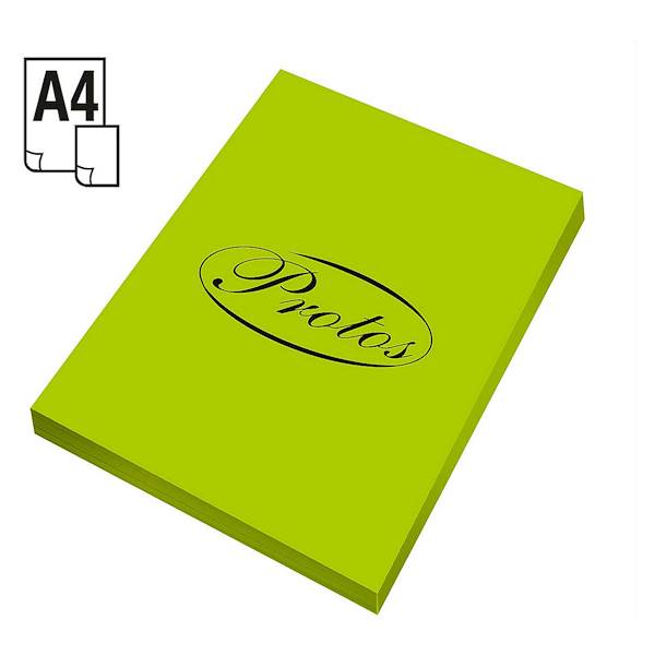 Papier ksero Protos A4/100ark zielony jasny 80g