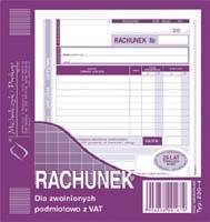 D. Rachunek 2/3 A5 TYPOGRAF 01028