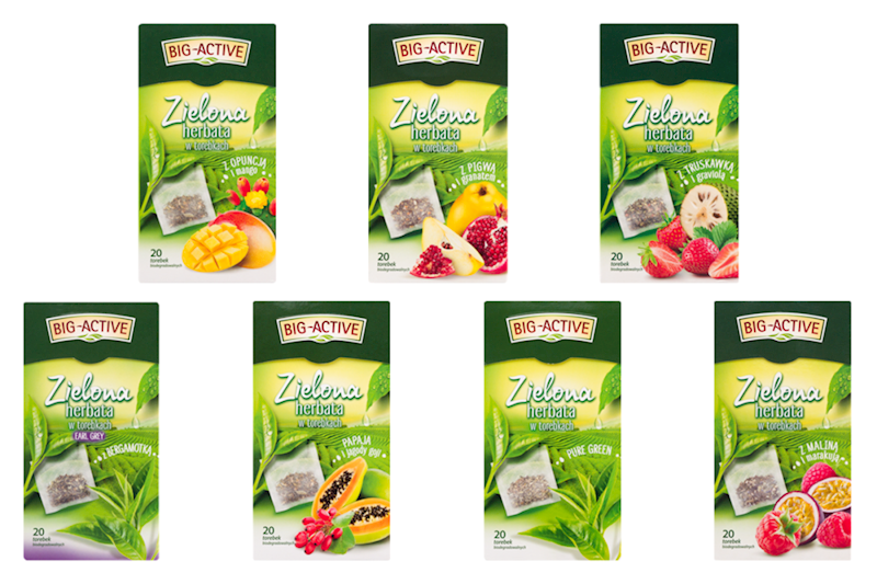 Herbata zielona Big-Active owocowa