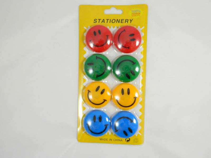 Magnesy 40mm uśmiech 8szt