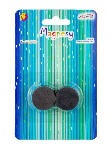 Magnesy 25mm 10szt