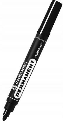 Marker Centropen permanentny czarny 8566