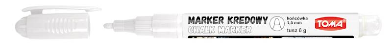 Marker Toma kredowy 1,5mm biały