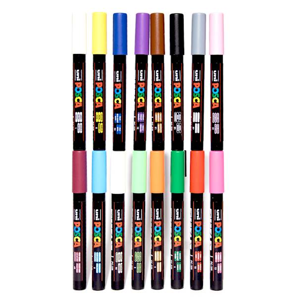 Marker UNI POSCA PC-3M mix
