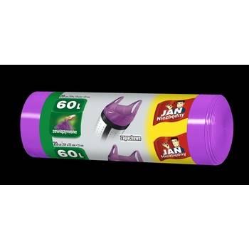 Worki na śmieci 60l/60szt JN fioletowy