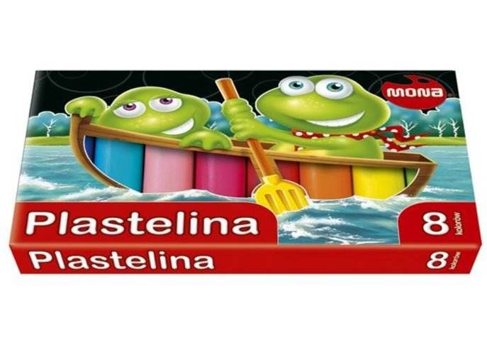 PLASTELINA 8 KOL MONA