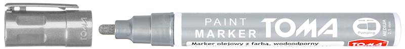 Marker Toma olejowy 2.5mm srebrny 440
