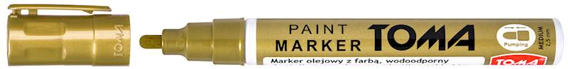 Marker Toma olejowy 2.5mm złoty 440