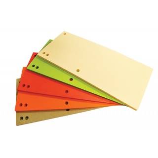 Przekładki Office Product wąskie 5kol.1/3-A4 100sz