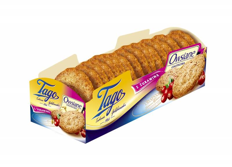 Ciastka Tago owsiane 185g