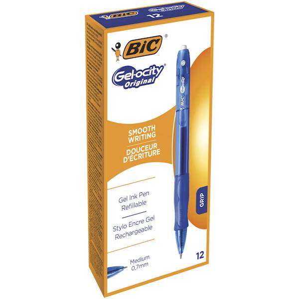 Długopis BIC Gelocity niebieski żelowy
