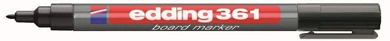 Marker Edding 361 suchościeralny czarny
