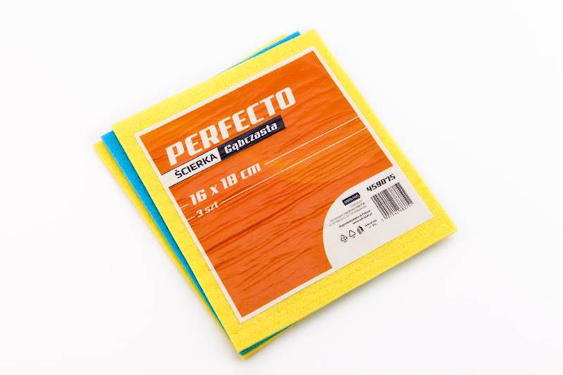 Ścierka gąbczasta Perfecto 3szt 16x18cm