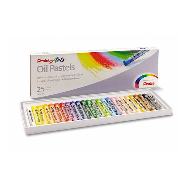 Pastele olejne Pentel 25 kol.