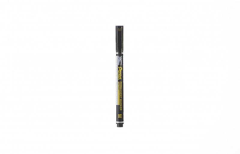 Marker permanentny PENTEL czarny NM410