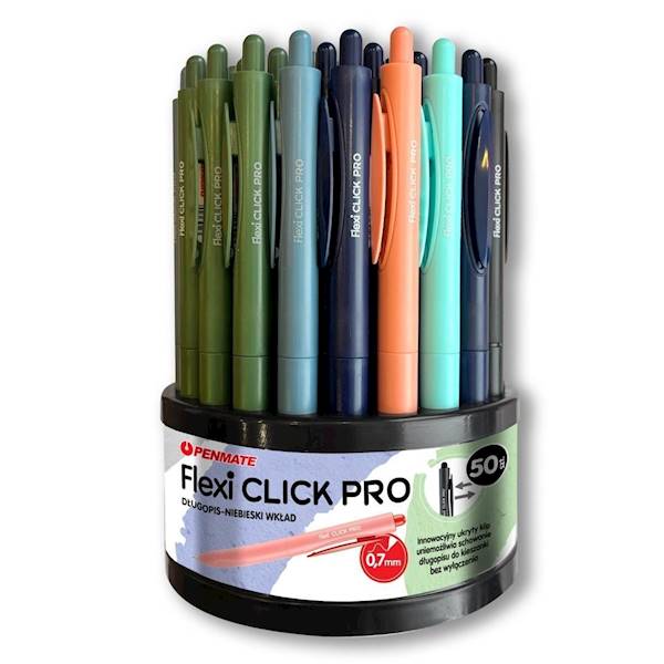 Długopis Flexi Click Pro niebieski
