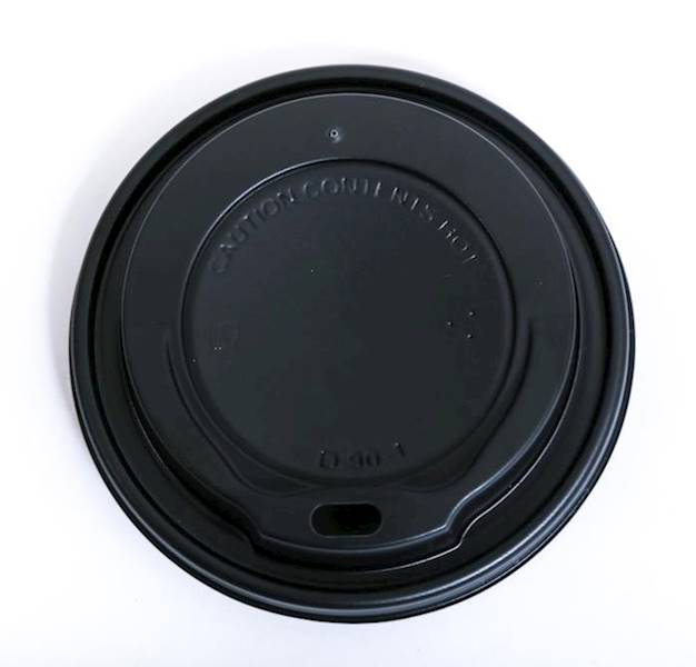 Wieczko do kubka Coffe 80mm a'100 CZARNE