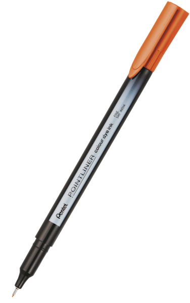 Cienkopis Pentel orange