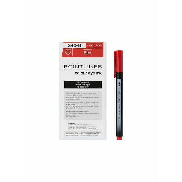 Cienkopis Pentel czerwony