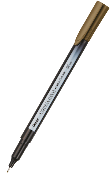 Cienkopis Pentel brown