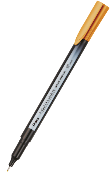 Cienkopis Pentel sunset orange