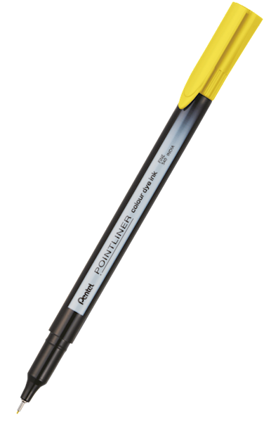 Cienkopis Pentel yellow